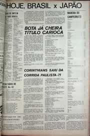 Página do jornal Correio do Ceará de maio de 1971