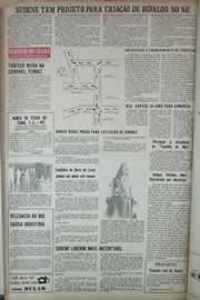 Página do jornal Correio do Ceará de maio de 1971