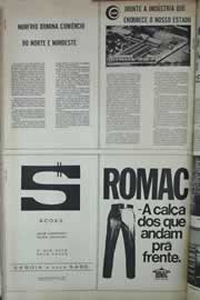 Página do jornal Correio do Ceará de maio de 1971
