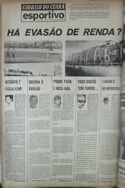 Página do jornal Correio do Ceará de maio de 1971