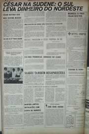 Página do jornal Correio do Ceará de maio de 1971
