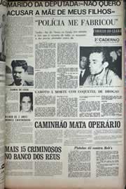 Página do jornal Correio do Ceará de maio de 1971