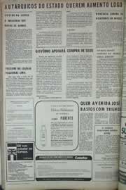 Página do jornal Correio do Ceará de maio de 1971