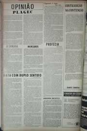 Página do jornal Correio do Ceará de maio de 1971