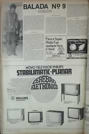 Página do jornal Correio do Ceará de maio de 1971