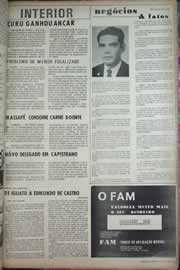 Página do jornal Correio do Ceará de maio de 1971