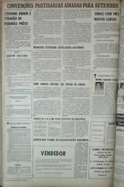 Página do jornal Correio do Ceará de maio de 1971