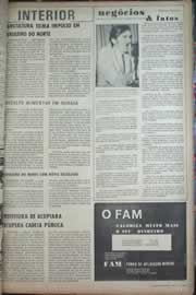 Página do jornal Correio do Ceará de maio de 1971