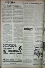 Página do jornal Correio do Ceará de maio de 1971