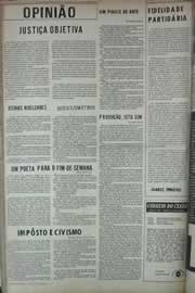 Página do jornal Correio do Ceará de junho de 1971