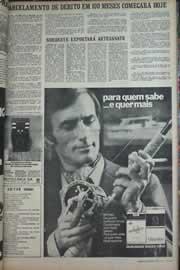 Página do jornal Correio do Ceará de junho de 1971