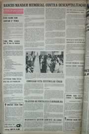 Página do jornal Correio do Ceará de junho de 1971