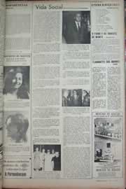 Página do jornal Correio do Ceará de junho de 1971