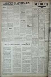 Página do jornal Correio do Ceará de junho de 1971