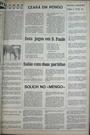 Página do jornal Correio do Ceará de junho de 1971