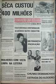 Página do jornal Correio do Ceará de junho de 1971