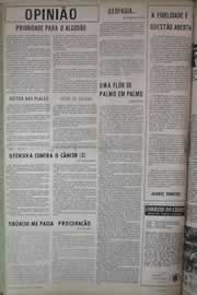 Página do jornal Correio do Ceará de junho de 1971