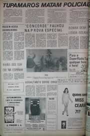 Página do jornal Correio do Ceará de junho de 1971