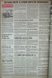 Página do jornal Correio do Ceará de junho de 1971