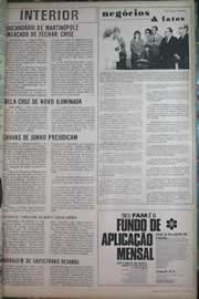 Página do jornal Correio do Ceará de junho de 1971