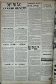 Página do jornal Correio do Ceará de junho de 1971