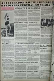 Página do jornal Correio do Ceará de junho de 1971