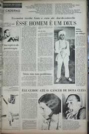 Página do jornal Correio do Ceará de junho de 1971