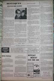 Página do jornal Correio do Ceará de junho de 1971
