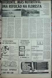 Página do jornal Correio do Ceará de junho de 1971