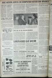 Página do jornal Correio do Ceará de junho de 1971