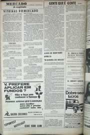 Página do jornal Correio do Ceará de junho de 1971