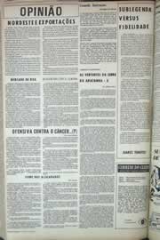 Página do jornal Correio do Ceará de junho de 1971