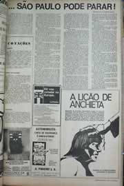 Página do jornal Correio do Ceará de junho de 1971
