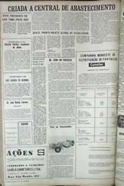 Página do jornal Correio do Ceará de junho de 1971