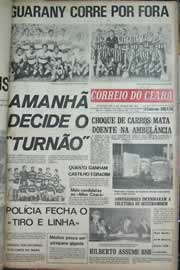 Página do jornal Correio do Ceará de junho de 1971