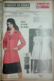 Página do jornal Correio do Ceará de junho de 1971