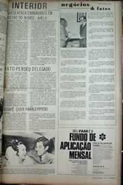 Página do jornal Correio do Ceará de junho de 1971