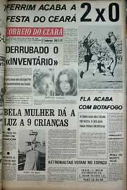 Página do jornal Correio do Ceará de junho de 1971