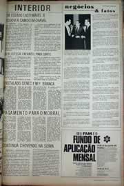 Página do jornal Correio do Ceará de junho de 1971