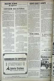 Página do jornal Correio do Ceará de junho de 1971