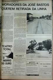 Página do jornal Correio do Ceará de junho de 1971