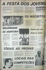 Página do jornal Correio do Ceará de junho de 1971