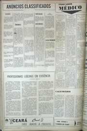 Página do jornal Correio do Ceará de junho de 1971