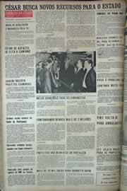Página do jornal Correio do Ceará de junho de 1971