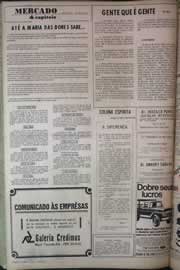 Página do jornal Correio do Ceará de junho de 1971