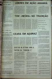 Página do jornal Correio do Ceará de junho de 1971