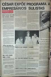 Página do jornal Correio do Ceará de junho de 1971