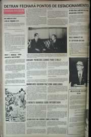 Página do jornal Correio do Ceará de junho de 1971
