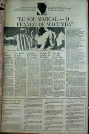 Página do jornal Correio do Ceará de junho de 1971