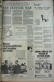 Página do jornal Correio do Ceará de junho de 1971